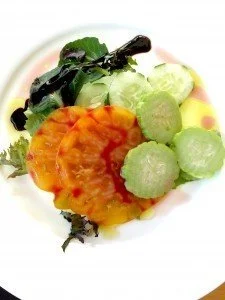 Tomato cucumber salad