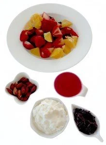 Mmm, fruit dessert!
