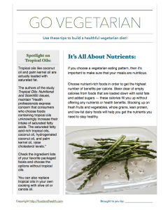 Go Vegetarian!