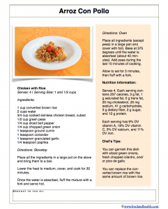 Arroz Con Pollo