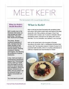 Kefir Handout