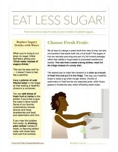 Free Sugar Handout