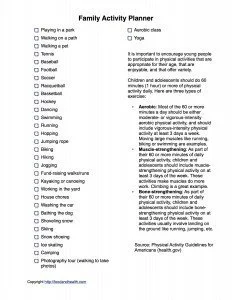 Family Activity Planner