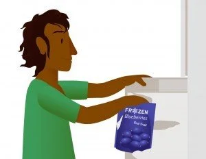 Frozen Blueberries