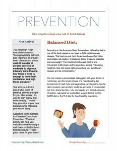 Heart Disease Prevention