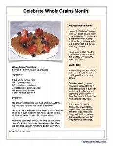 Whole Grain Pancakes