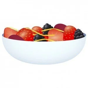 Berries with Lemon Zest