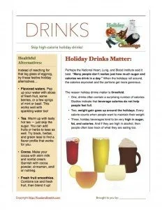Holiday Challenge: Drinks
