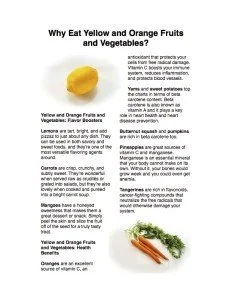 Fruit Vegetable Challenge Why