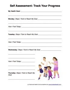 Self Assessment Tracking Sheet
