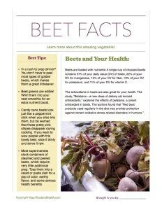 Beet Fact Sheet