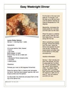 Lemon Butter Salmon