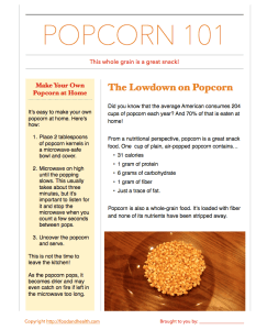 Popcorn 101