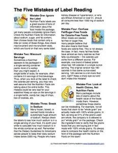 The 5 Mistakes of Label Reading