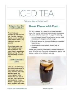 Iced Tea Month
