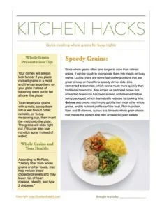 Kitchen Hacks Grains