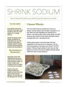 3 Tips for Sodium Reduction