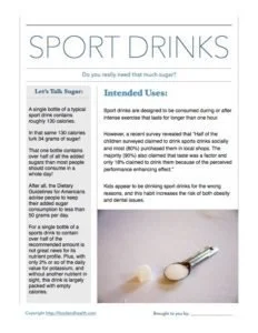 Kids Sport Drinks