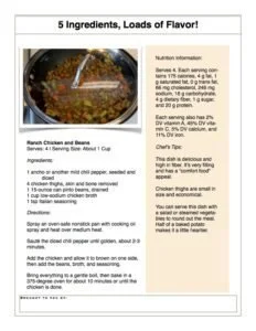 ranchchickenbeans