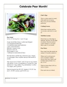 thumbnail of pear-salad