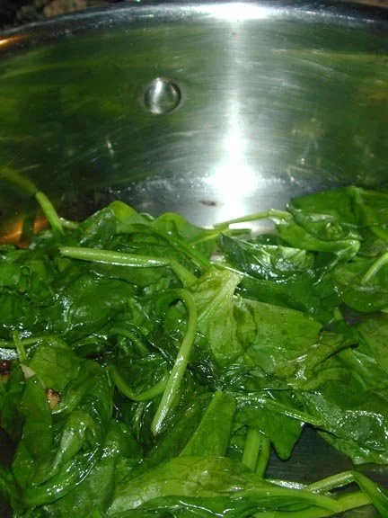 Sauteed spinach