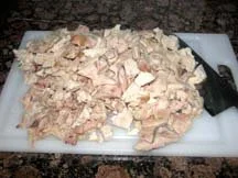 cut chicken