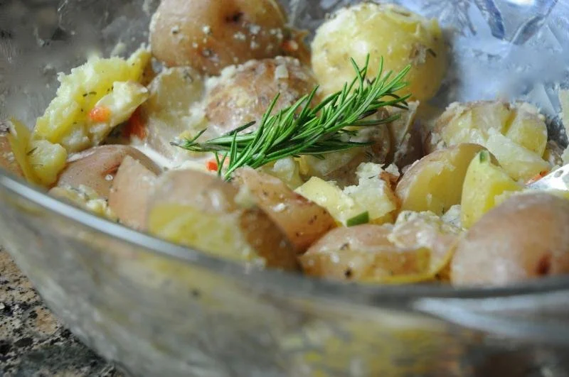 Herb and Garlic Roasted Potatoes
