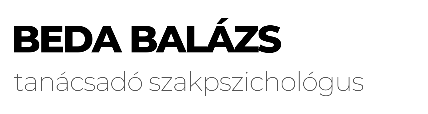 Beda Balázs - tanácsadó szakpszichológus