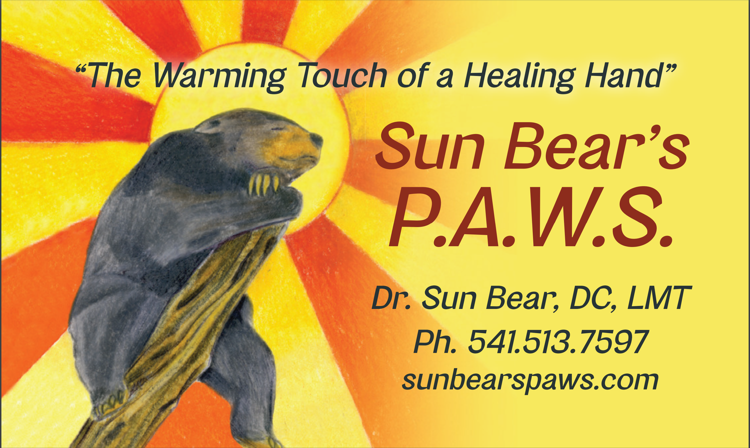 Sun Bear&#39;s P.A.W.S.
