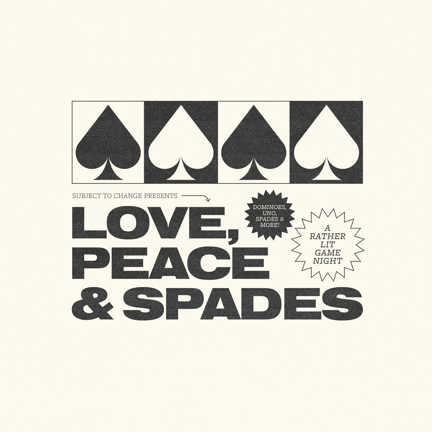 Love, Peace &amp; Spades | A Rather Fly Website
