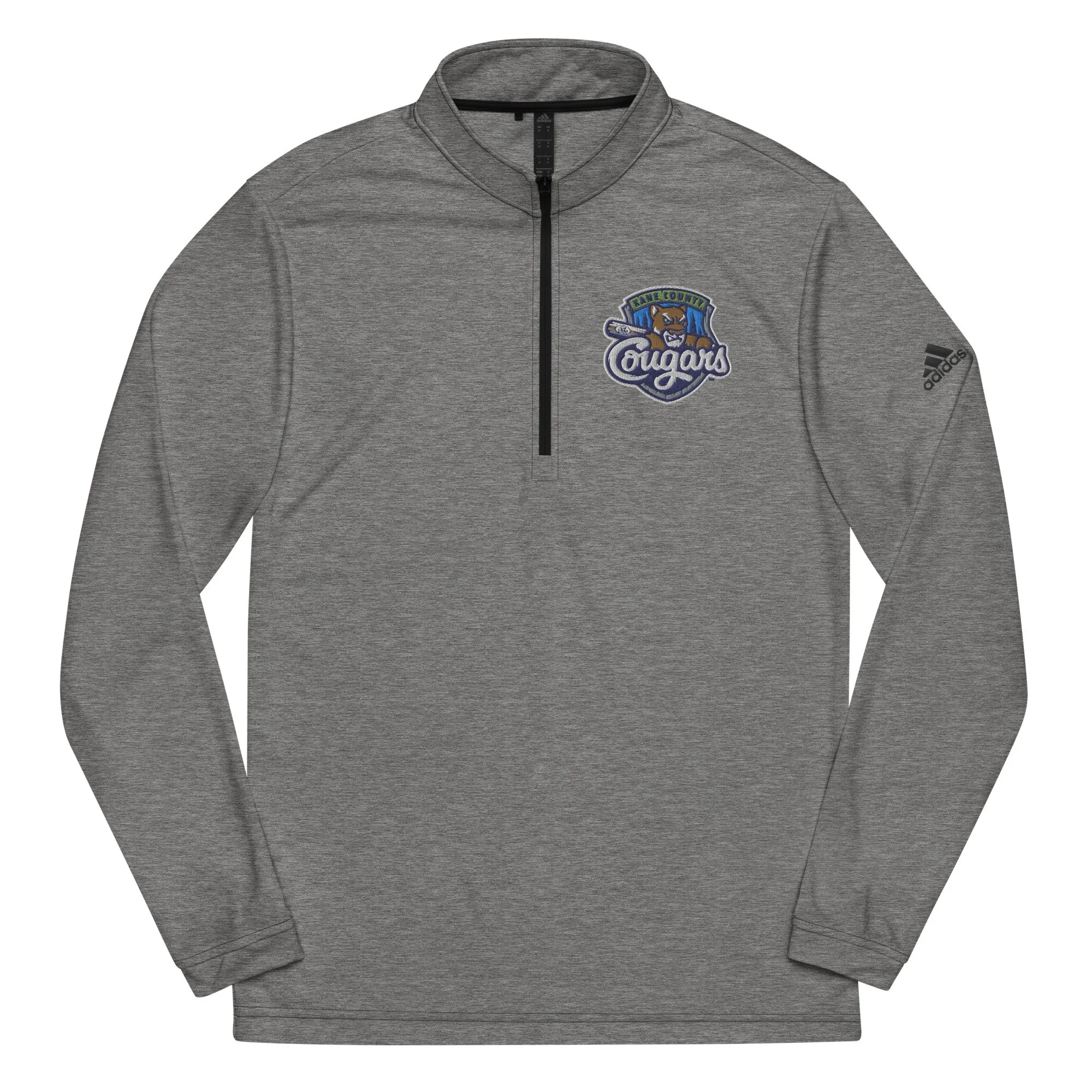 Adidas Unisex Relaxed-Fit Quarter Zip Pullover Cougars Adidas Unisex Relaxed-Fit Quarter Zip Pullover Cougars