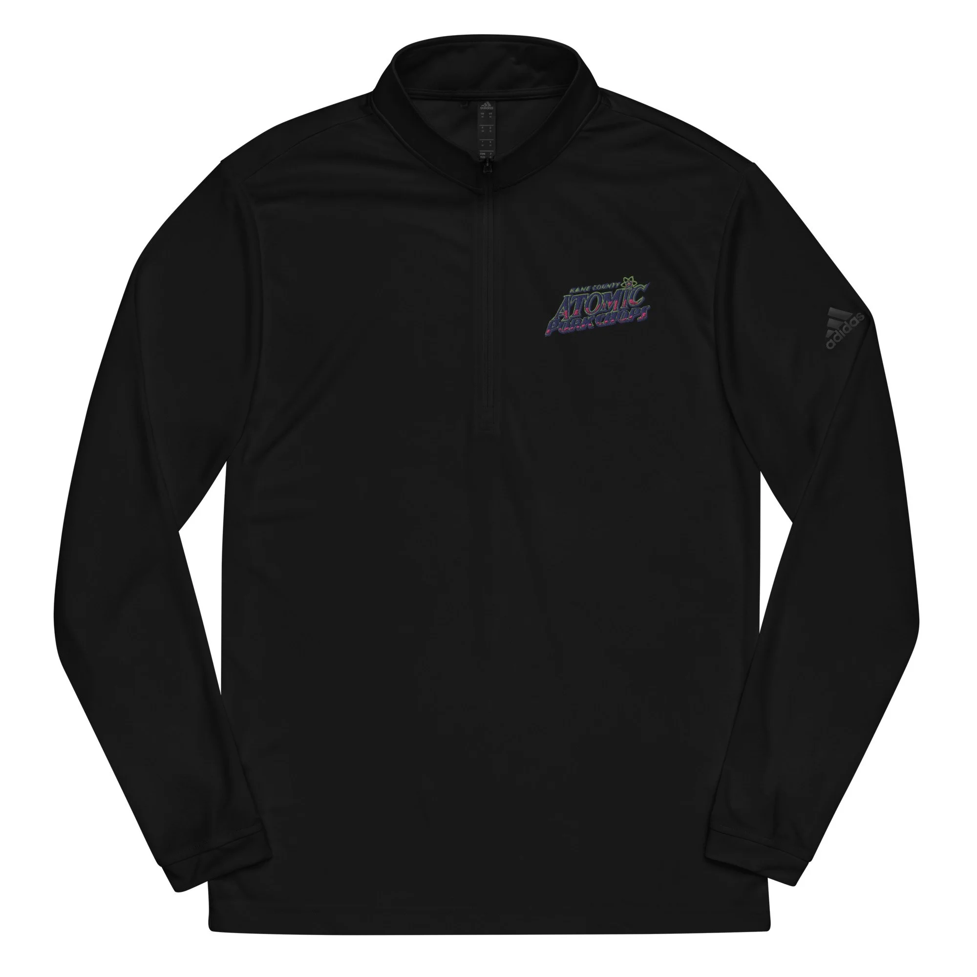 Adidas Unisex Relaxed-Fit Quarter Zip Pullover Atomic Pork Adidas Unisex Relaxed-Fit Quarter Zip Pullover Atomic Pork