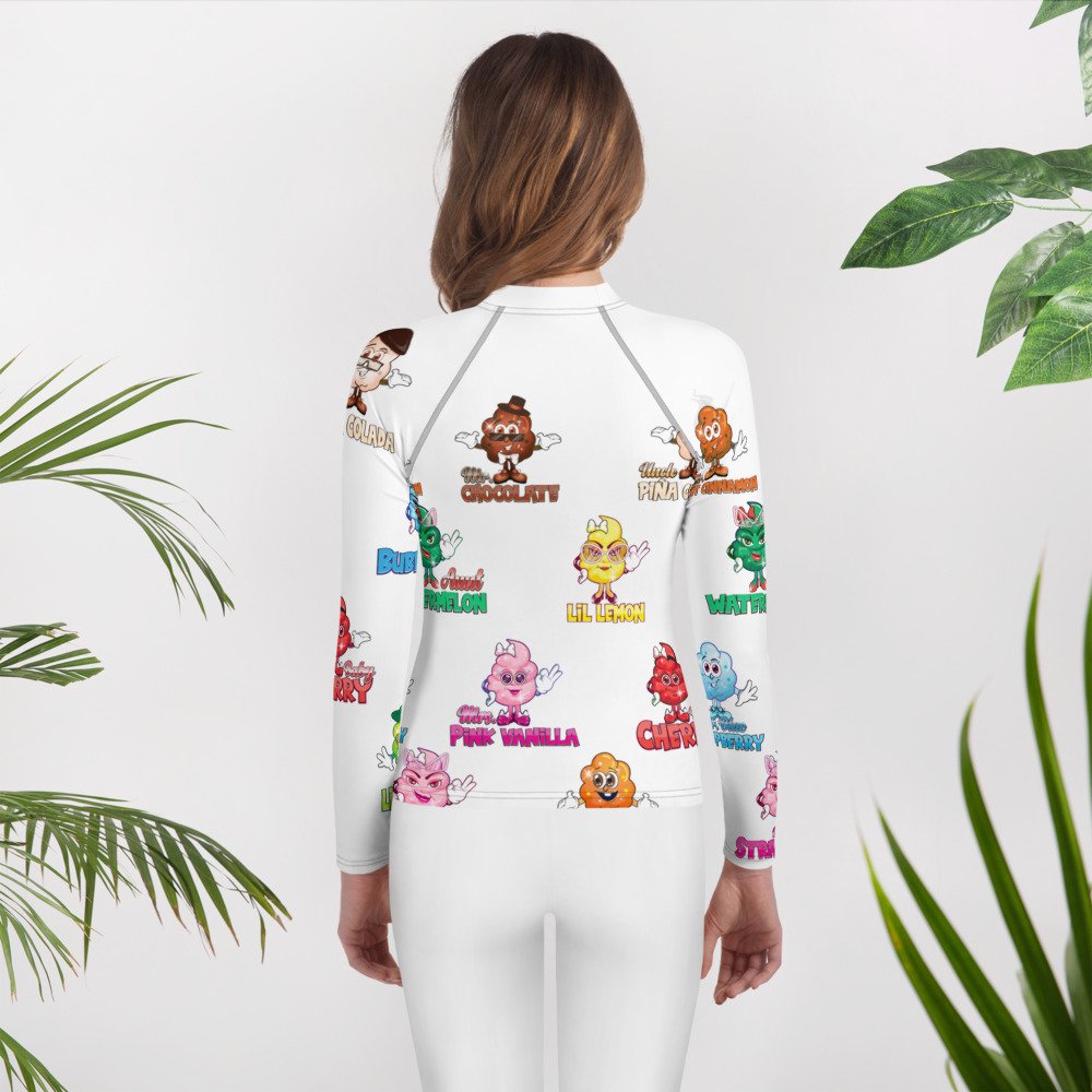 Youth Rash Guard — Mrs And Mr Cotton Candy