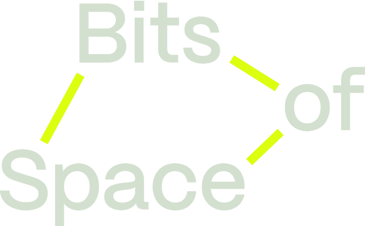 Bits of Space