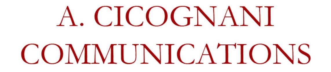 A. Cicognani Communications