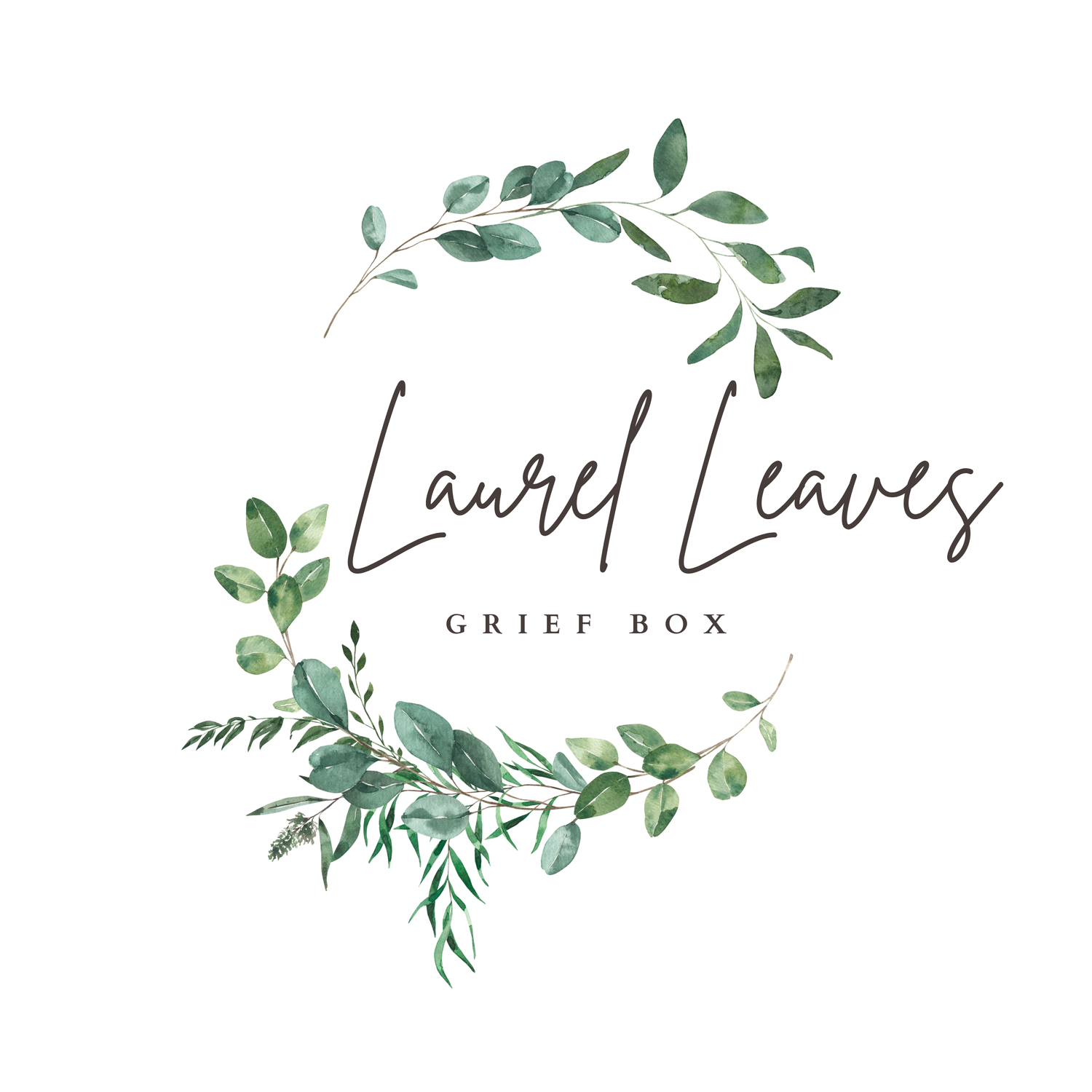 Laurel Leaves Grief Box