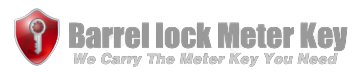 Barrel Lock Meter Key