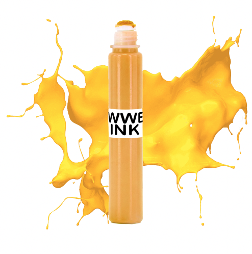WWE INK Graffiti Marker, Black, Mohair Nib, Oil and Alcohol Based Ink,  Seamless Opaque Stroke, Works on Smooth Surfaces, Vibrant and Long Lasting