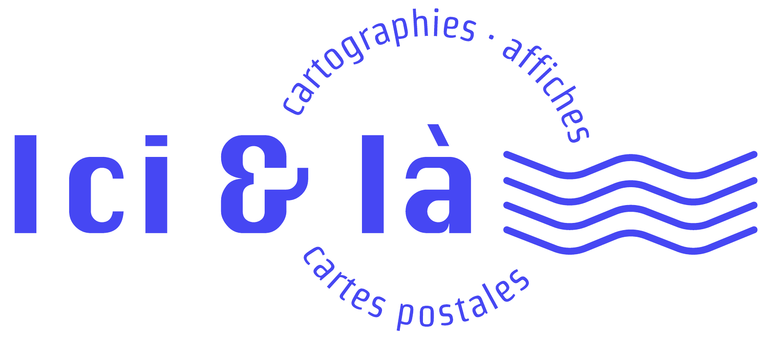 Ici et là - Papeterie : cartes et affiches illustrées