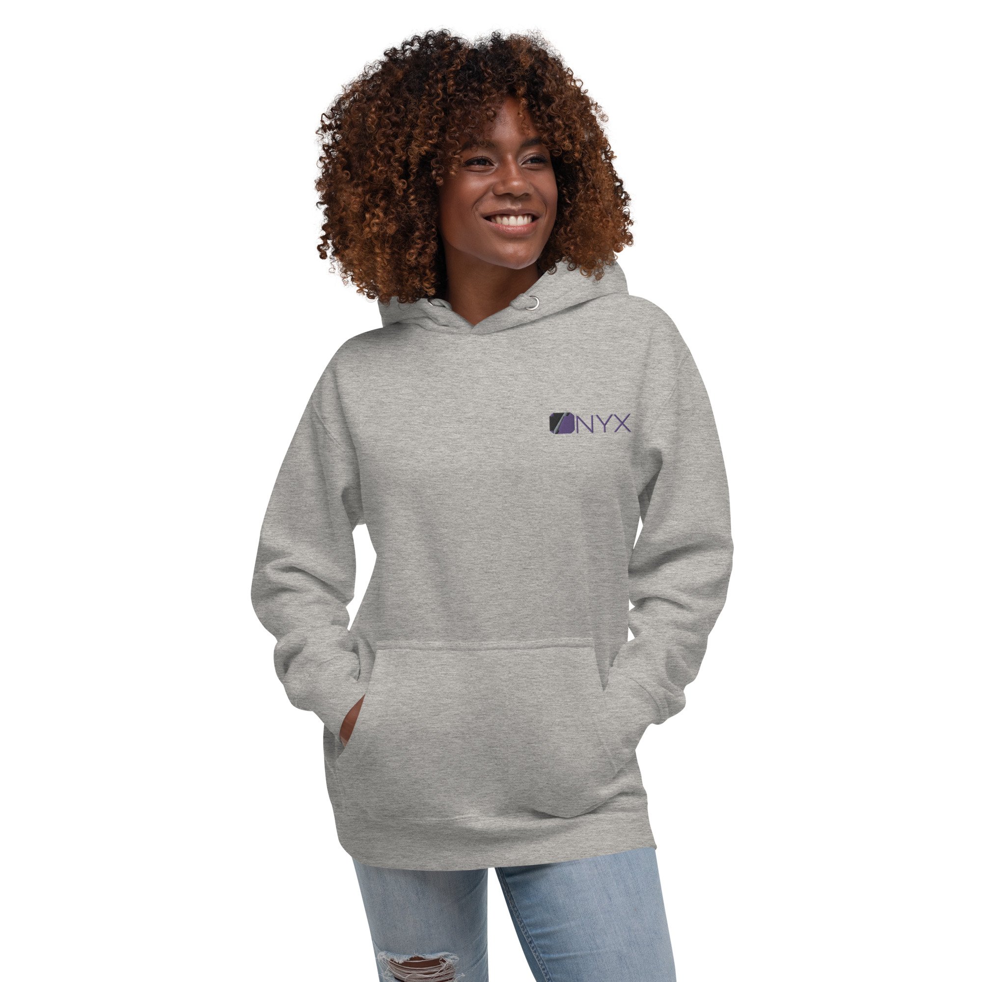 Onyx #6b5294 Embroidered Stitch Hoodie — Onyx Renaissance