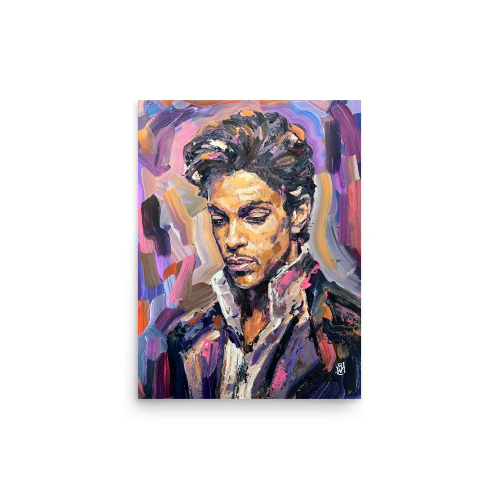 Prince 写真集 A portrait of the artist in … enhanced-matte-paper-poster-(