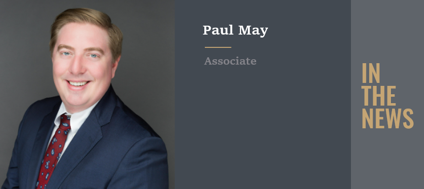 保罗·梅当选为布劳沃德县律师协会青年律师组司库