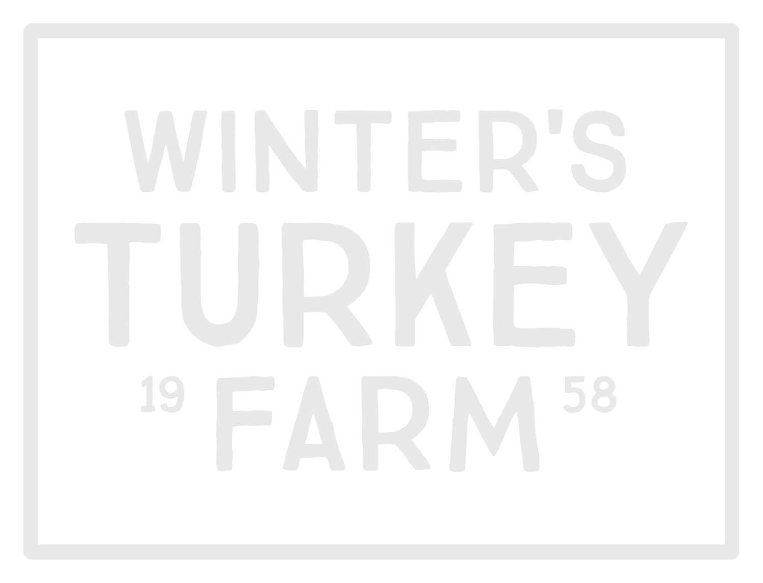 Winter&#39;s Turkey Farm