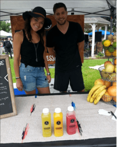Hailey Nutt, Chickasaw, and partner Brenton Phillips (Tribal All Day Cafe)