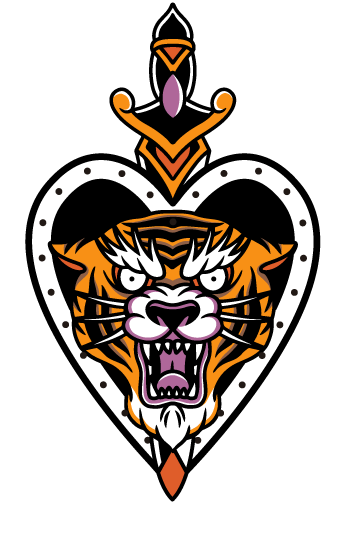 Tiger Heart Tattoo Final