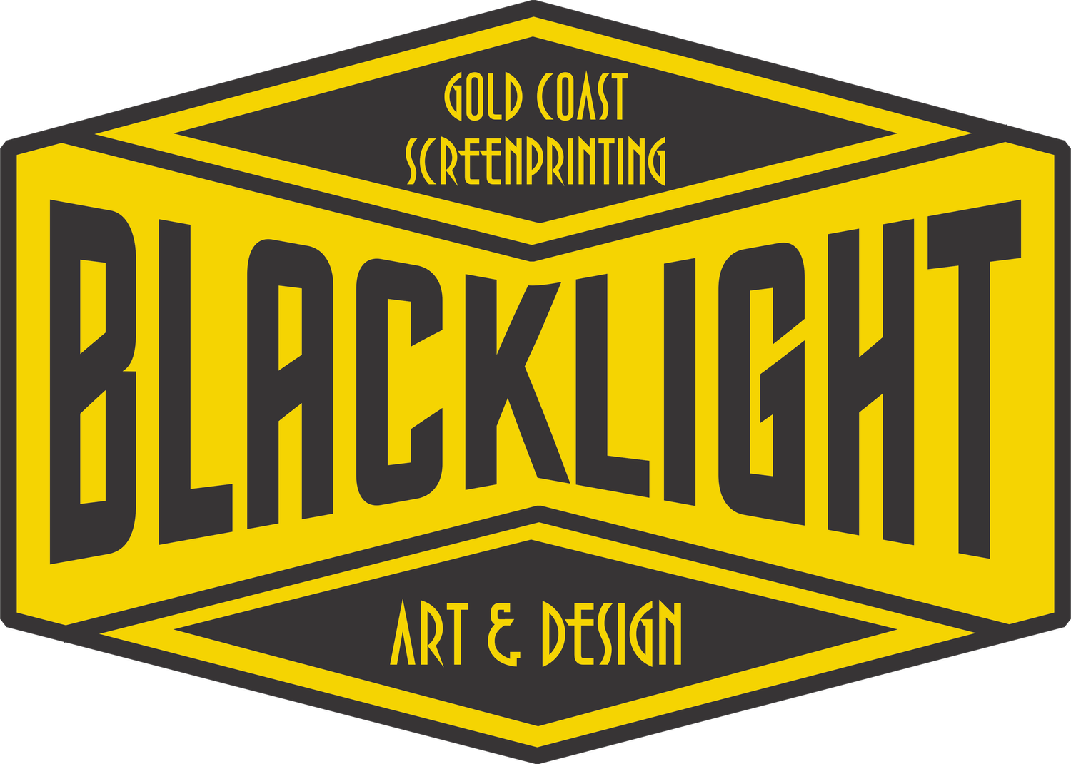 Blacklight Art and Design Screen printing Gold Coast