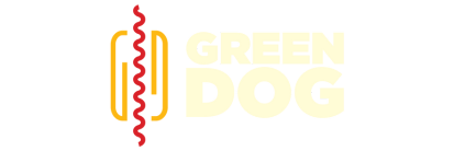 green dog cachorro quente
