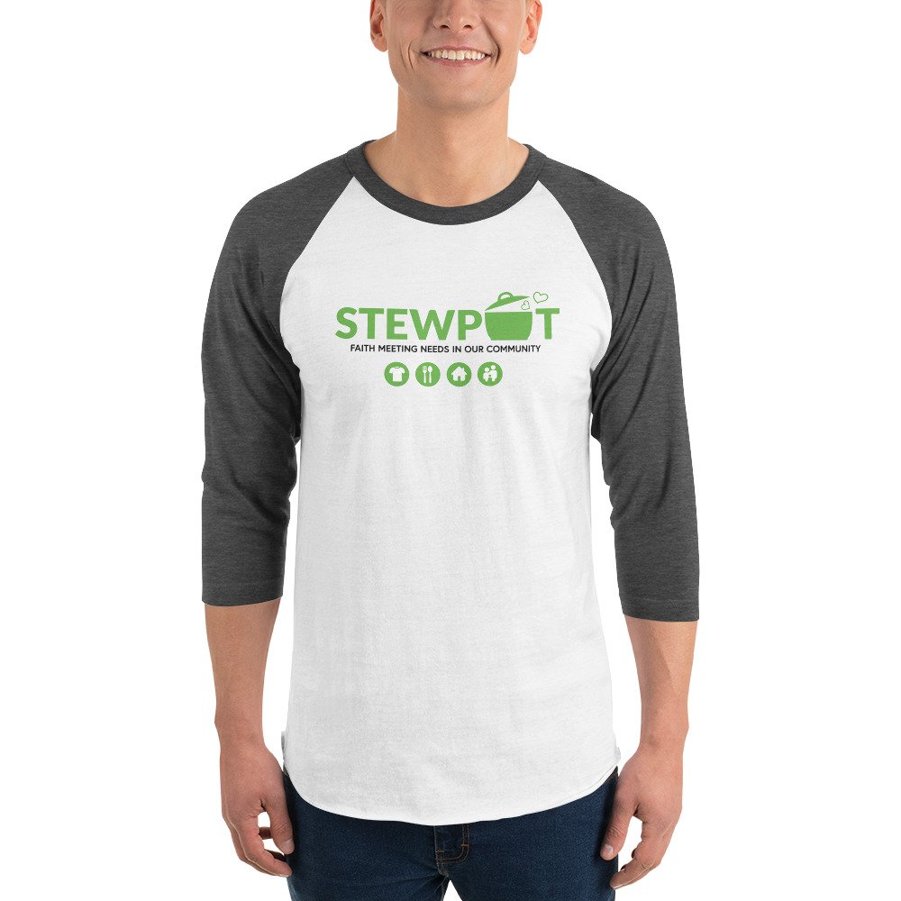 3/4 sleeve raglan shirt — Stewpot Community Services