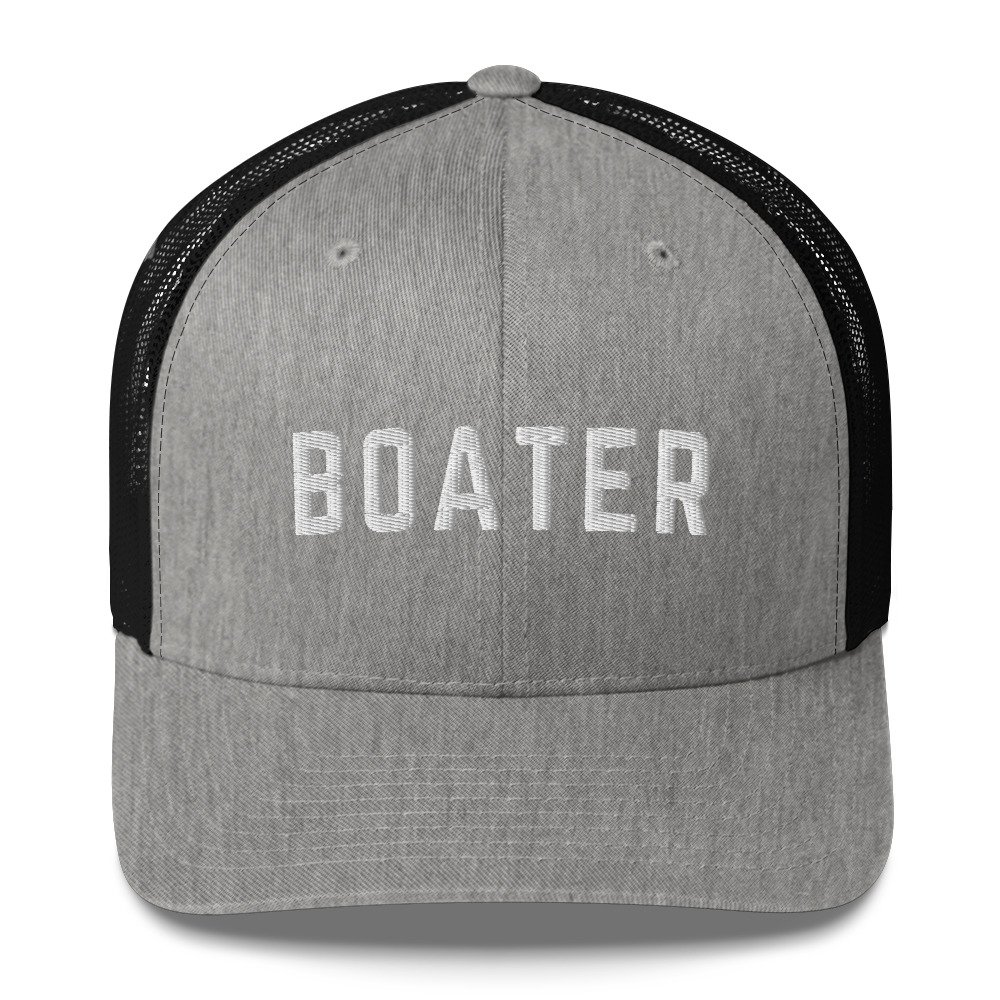 Boater Trucker Cap|Black