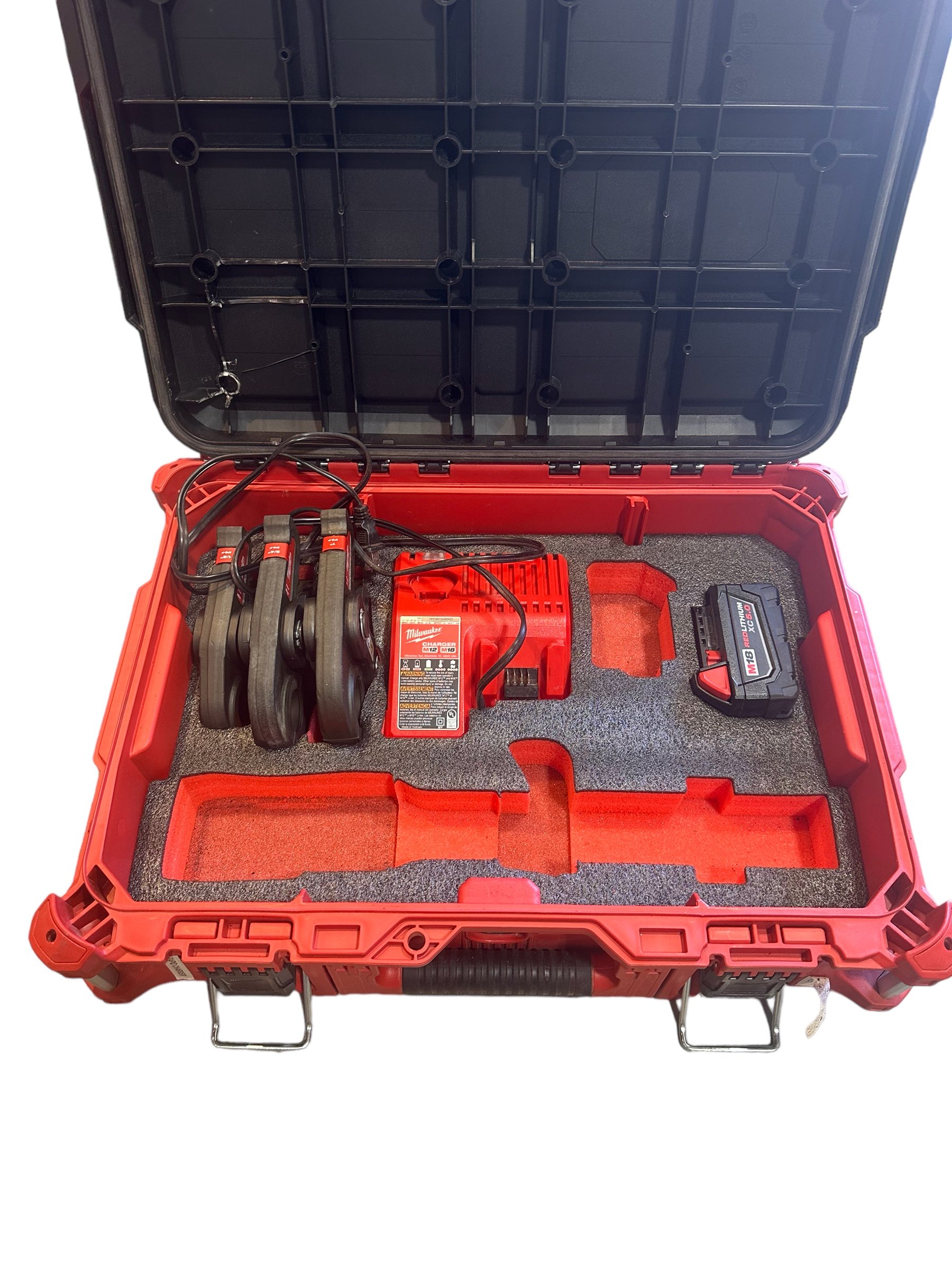 Efficiency Elevated M18 FORCE Logic Pro Press 2773L Foam Insert for Seamless Organization Kaizen Foam Inserts Milwaukee Tool Inserts kaizen foam